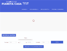 Tablet Screenshot of immobiliarepianetacasa.info